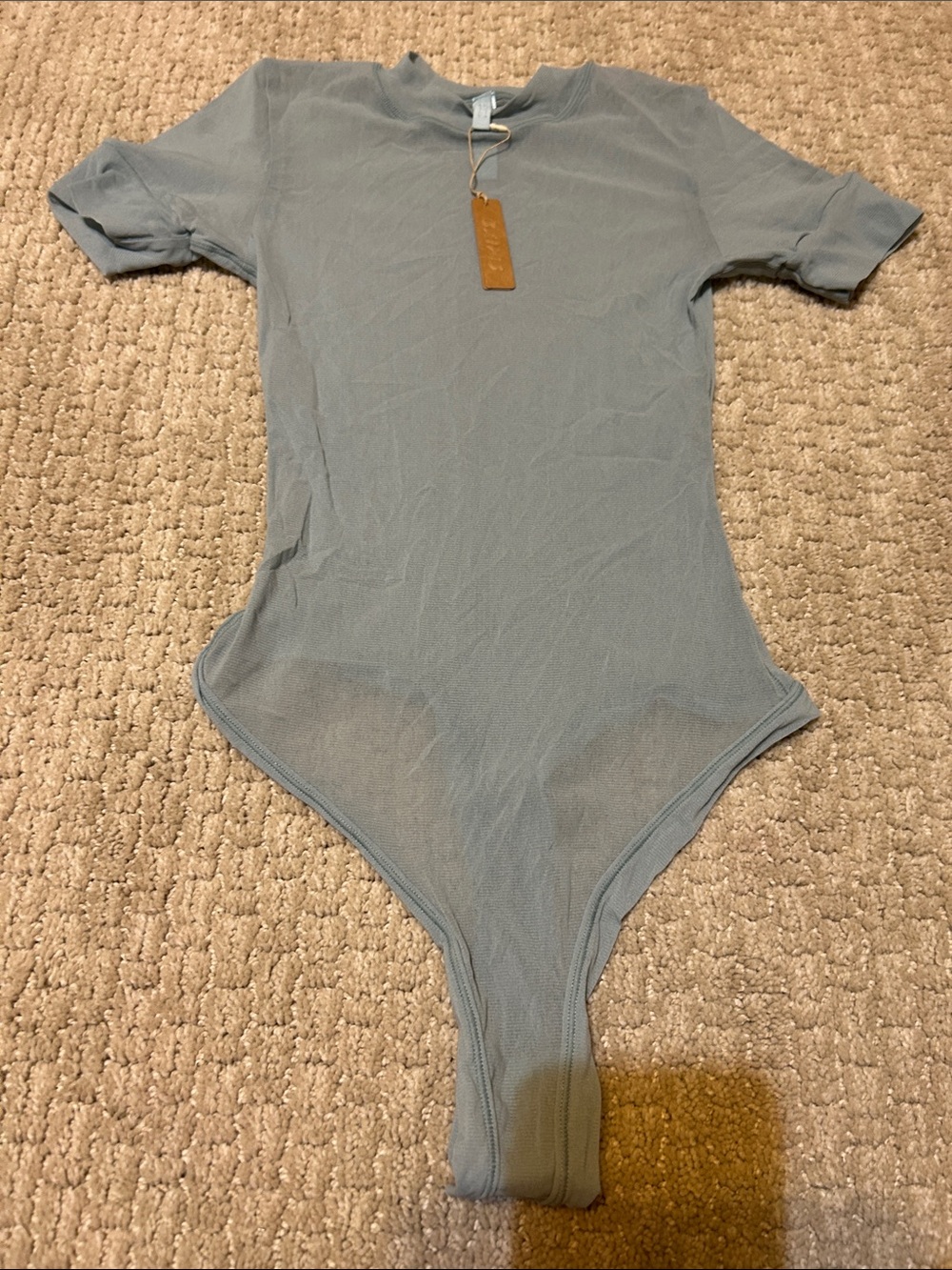 SKIMS sheer sky bodysuit med NWT